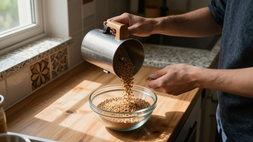best electric grain mill for home baking
