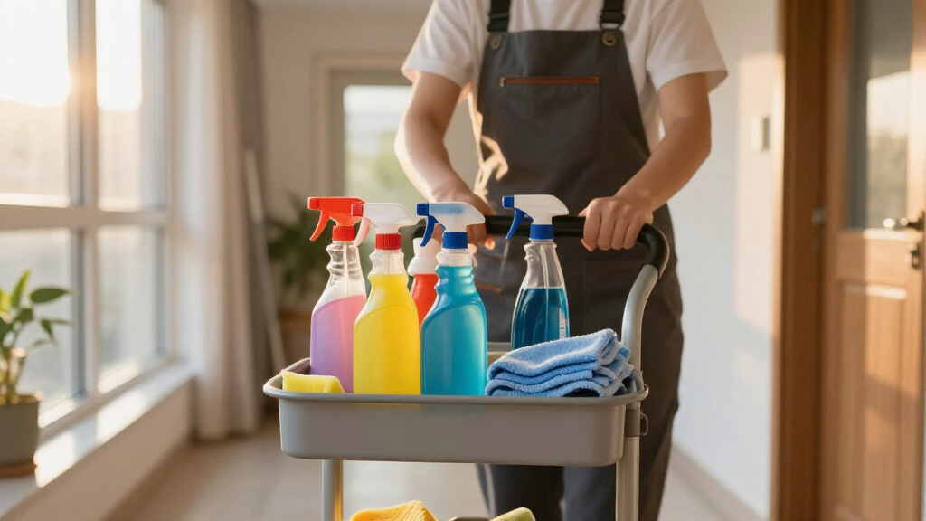 best professional cleaning cart housekeeping