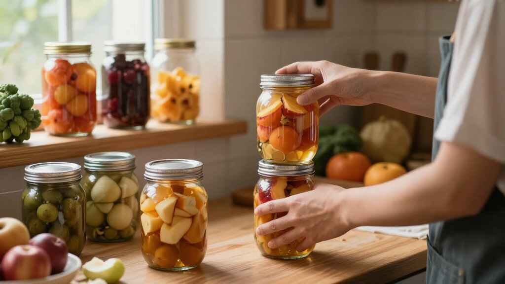 manual food preservation jars