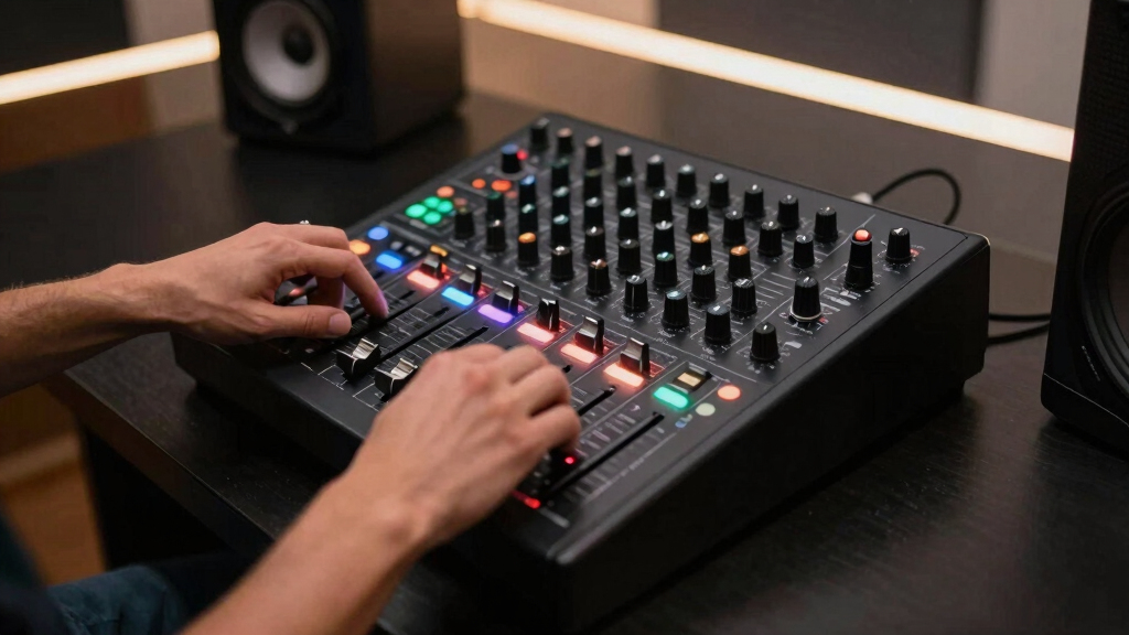 professional DJ sound mixer