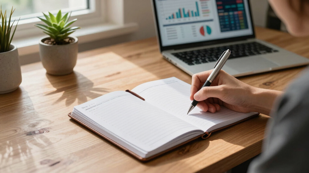 investment tracking notebooks