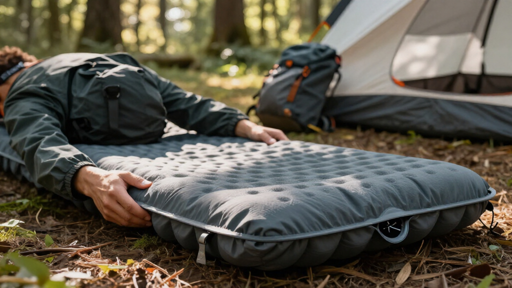 self inflating sleeping pad for side sleepers