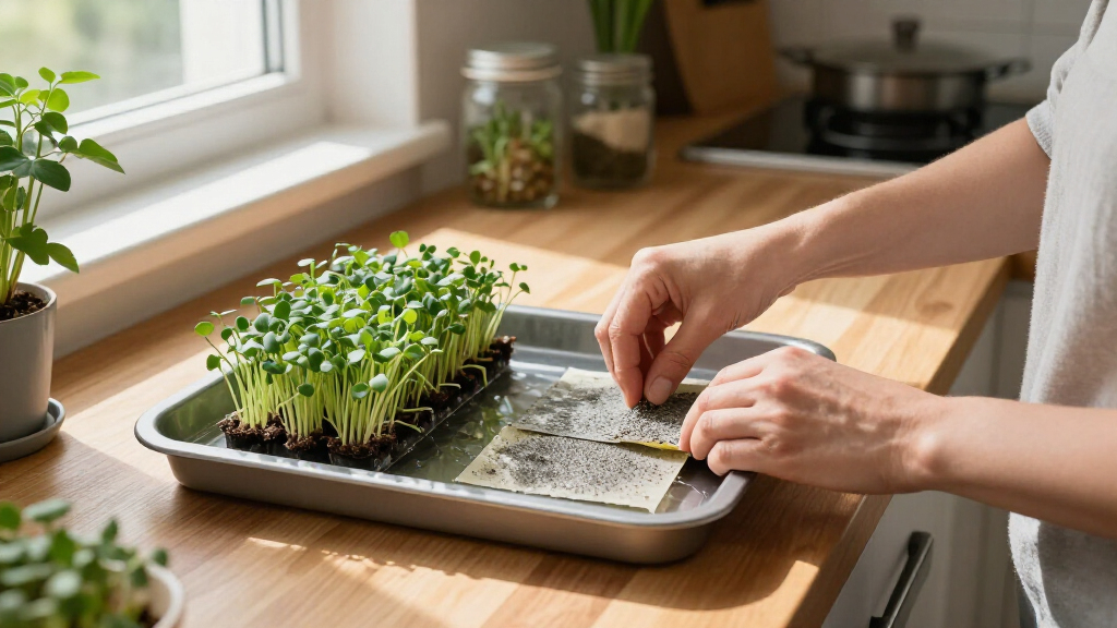soilfree seed mats for microgreens