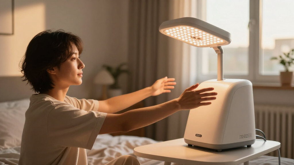 led light therapy stand machine