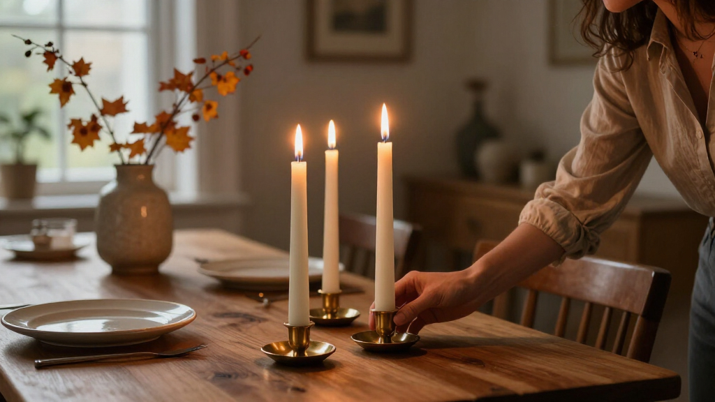 battery operated taper candles