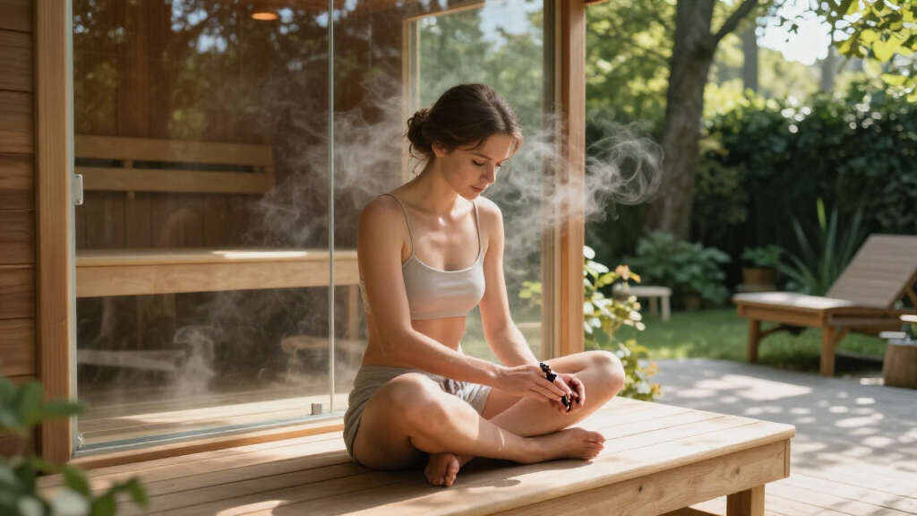 backyard sauna for wellness