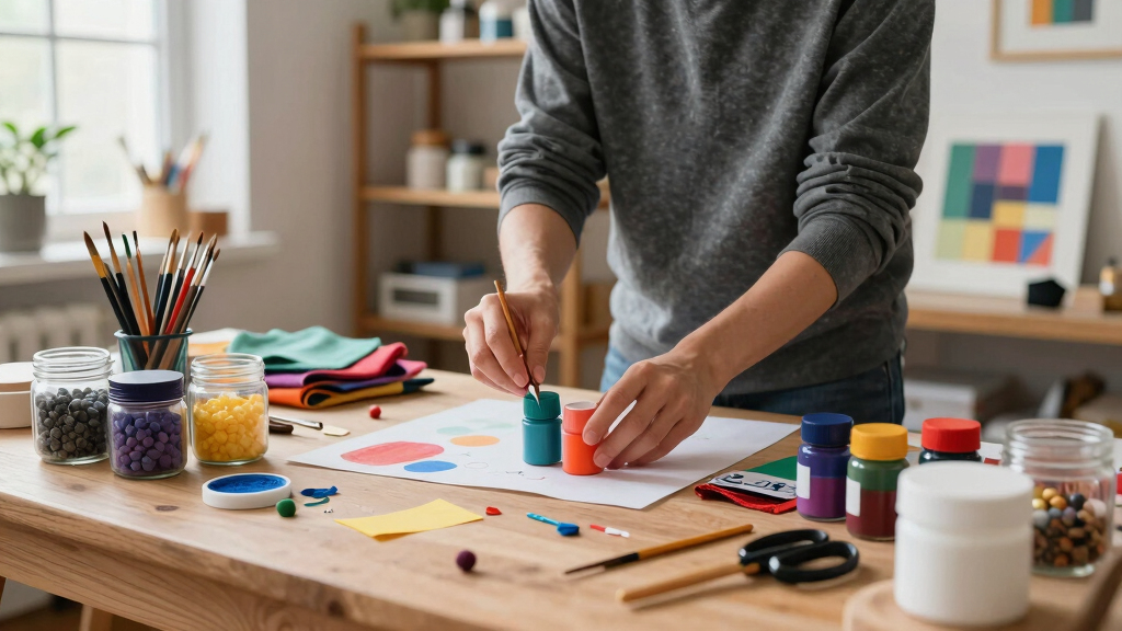 art supplies for DIY crafts