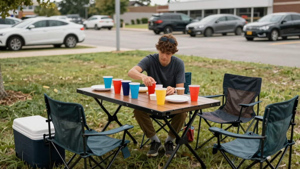 soccer fan outdoor tailgating furniture