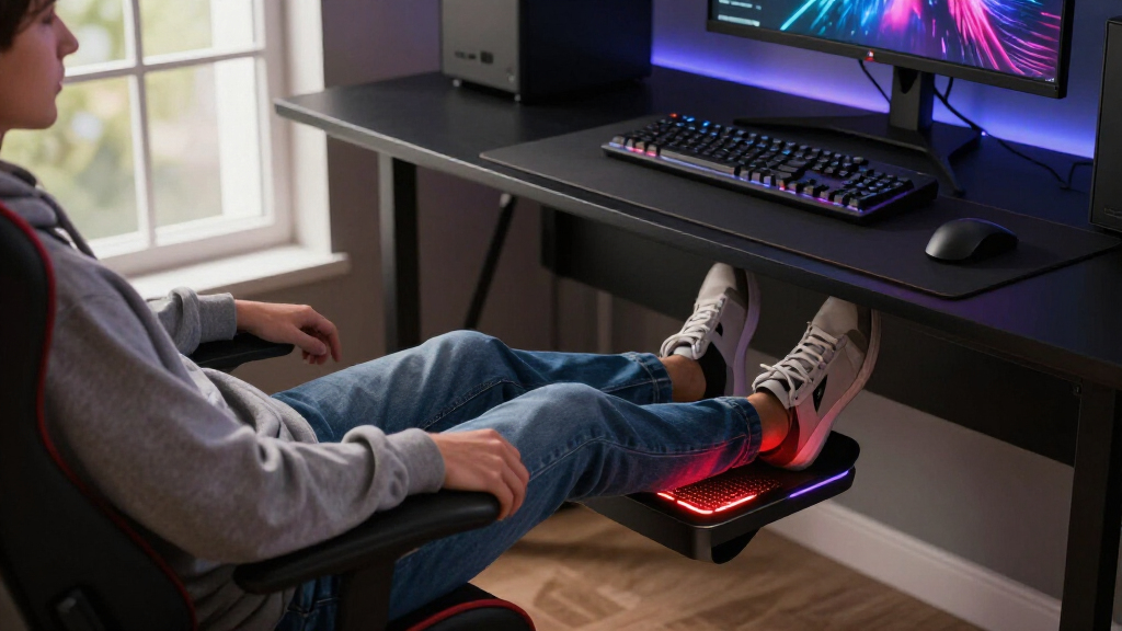 best heated footrests for gaming desks