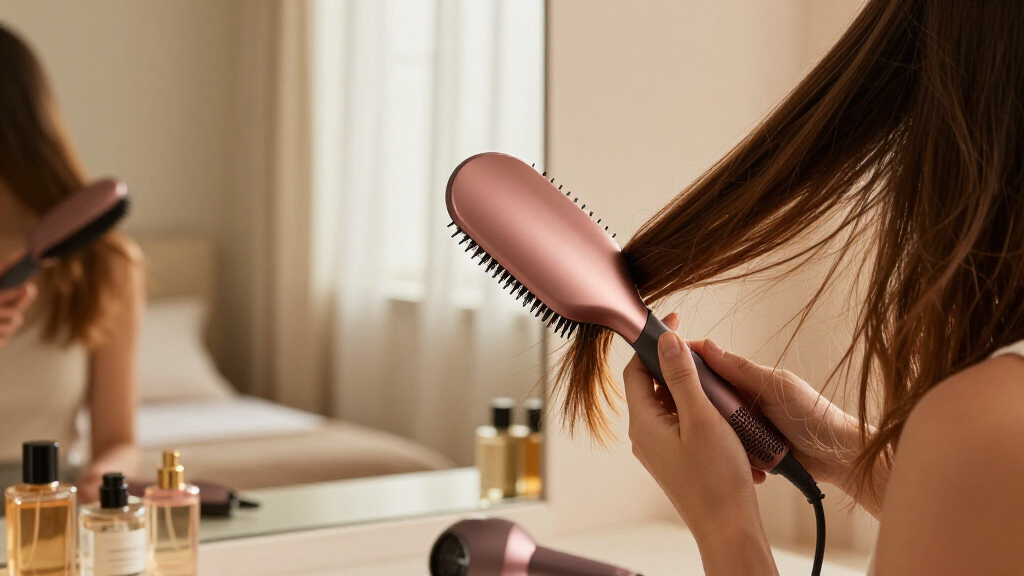 heated hair styling brushes