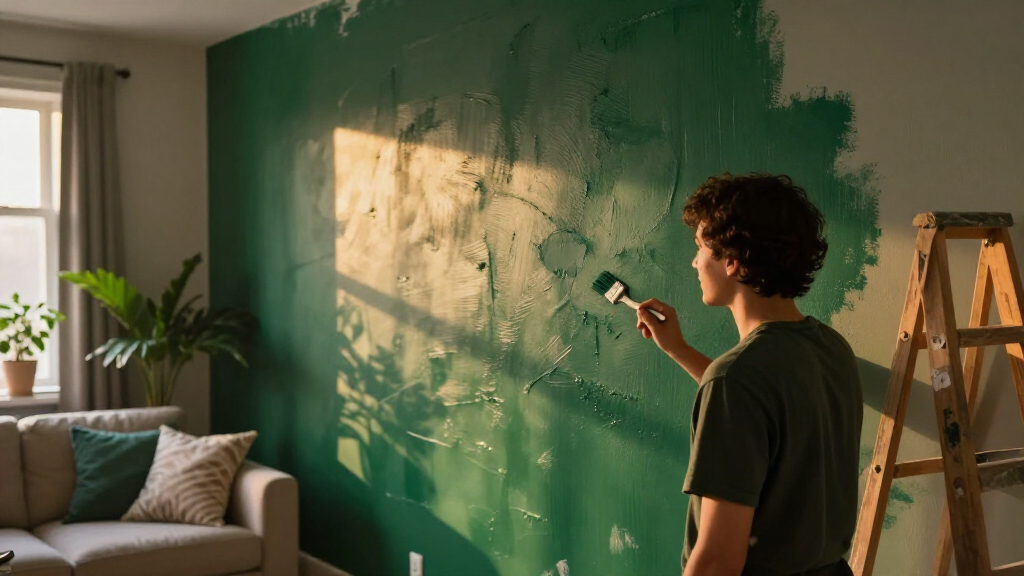 designer accent wall paint