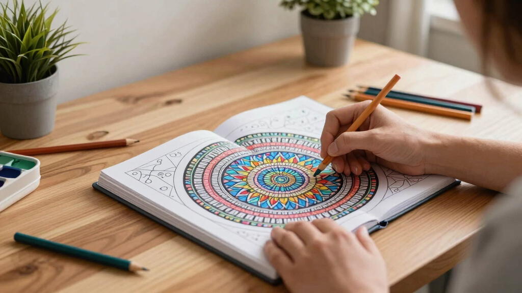 stress relief adult coloring books