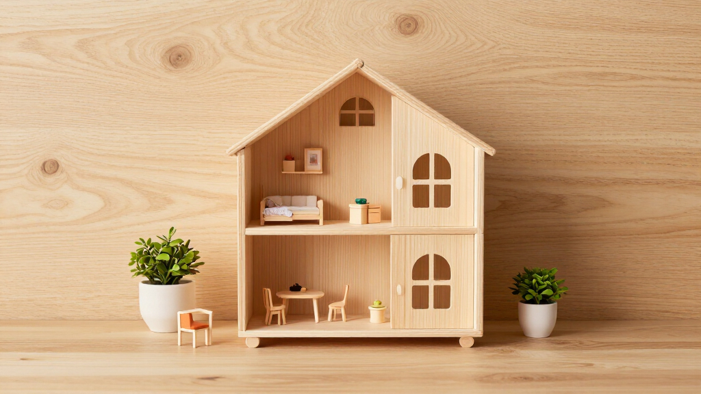 premium wooden dollhouse sets