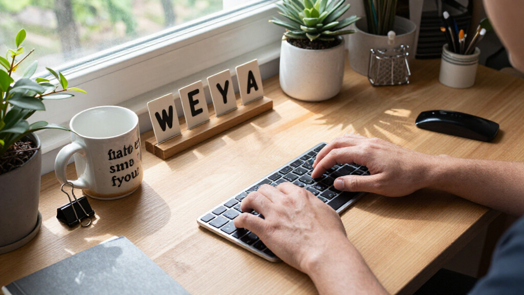 motivational quote desk accessories