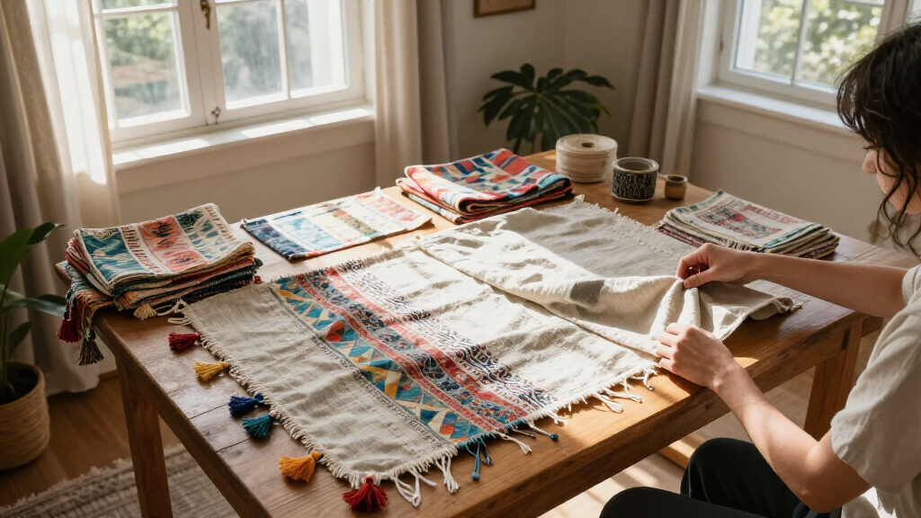 boho curtain panels