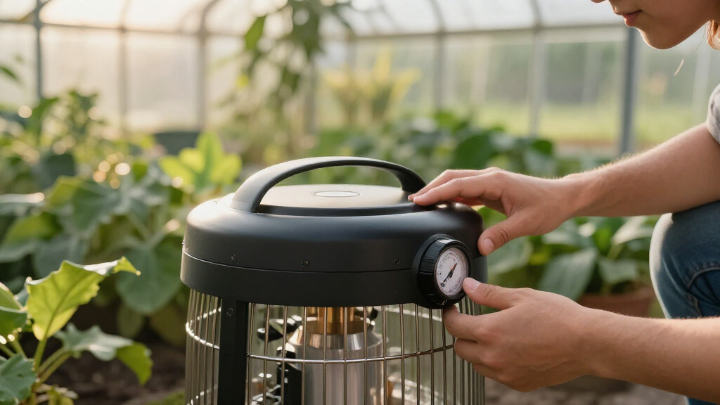 best electric greenhouse heater with thermostat