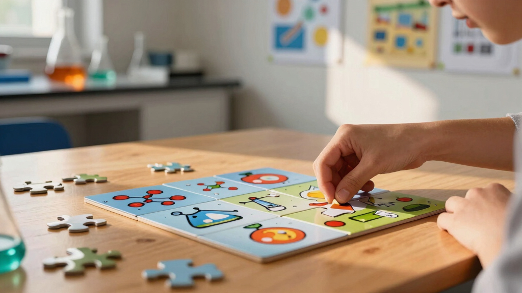 science-themed puzzle sets