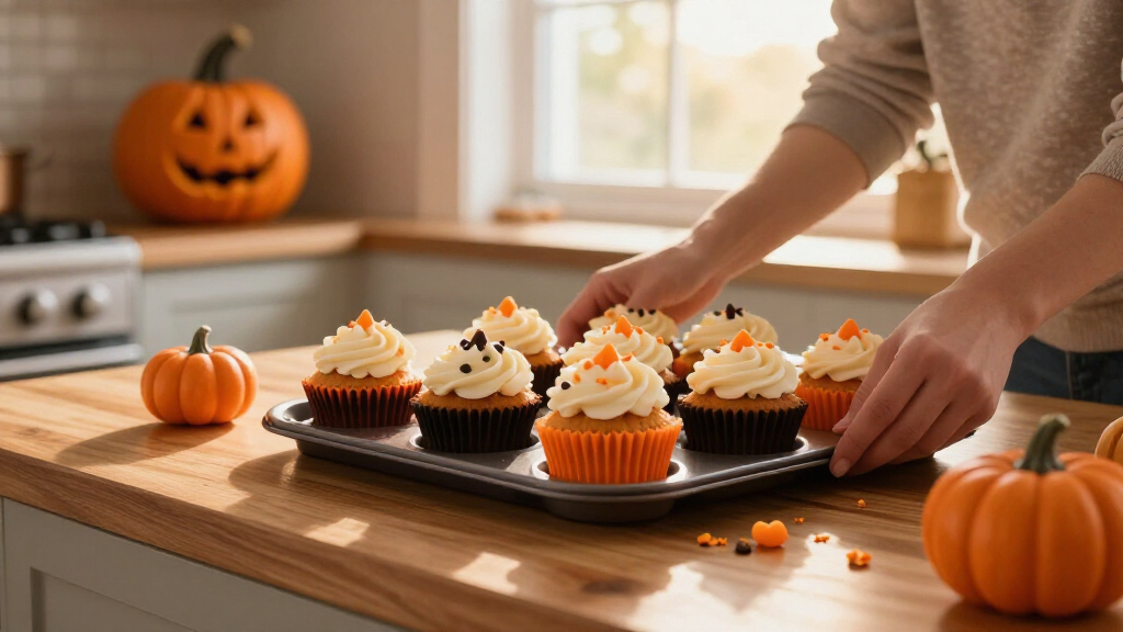 Halloween cupcake liners
