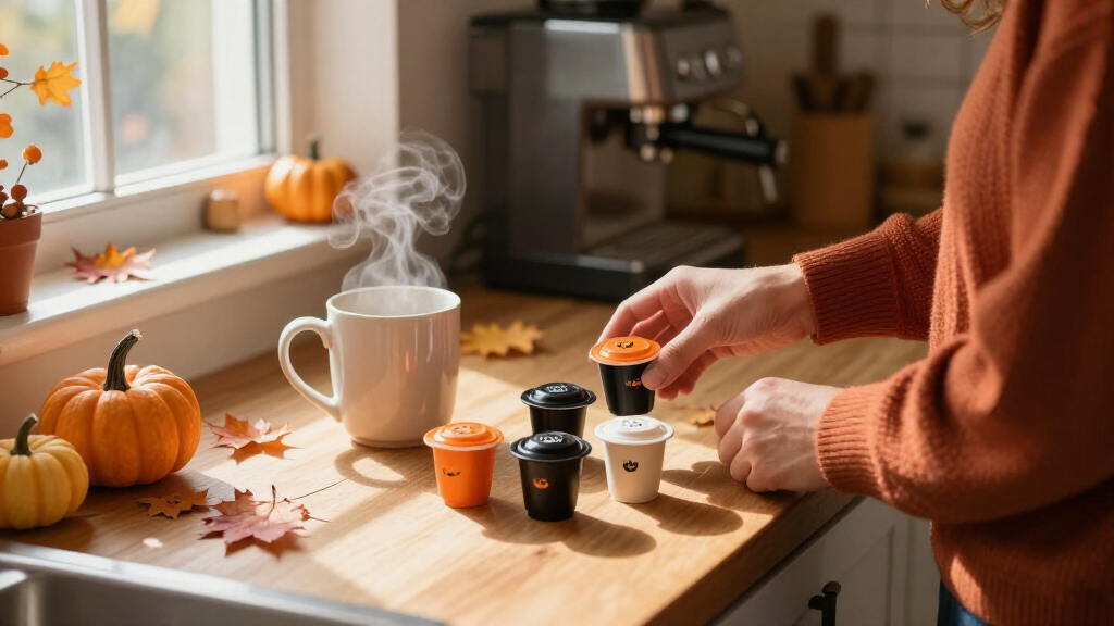 Halloween coffee pod samplers