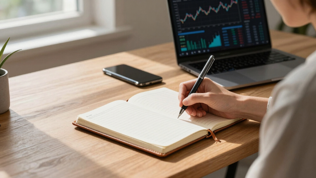 investment tracking notebooks