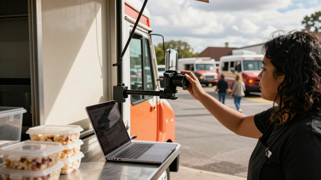 best ride along proof camera for catering truck