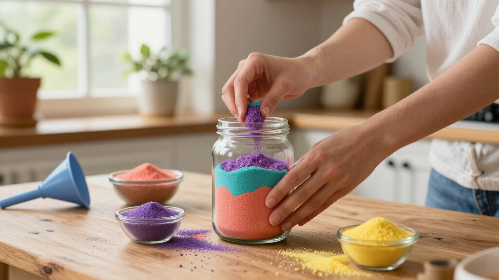 best coloured sand for crafts