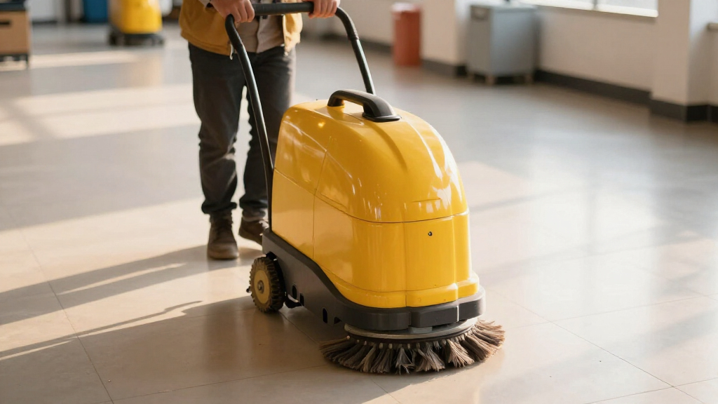 best electric floor scrubber