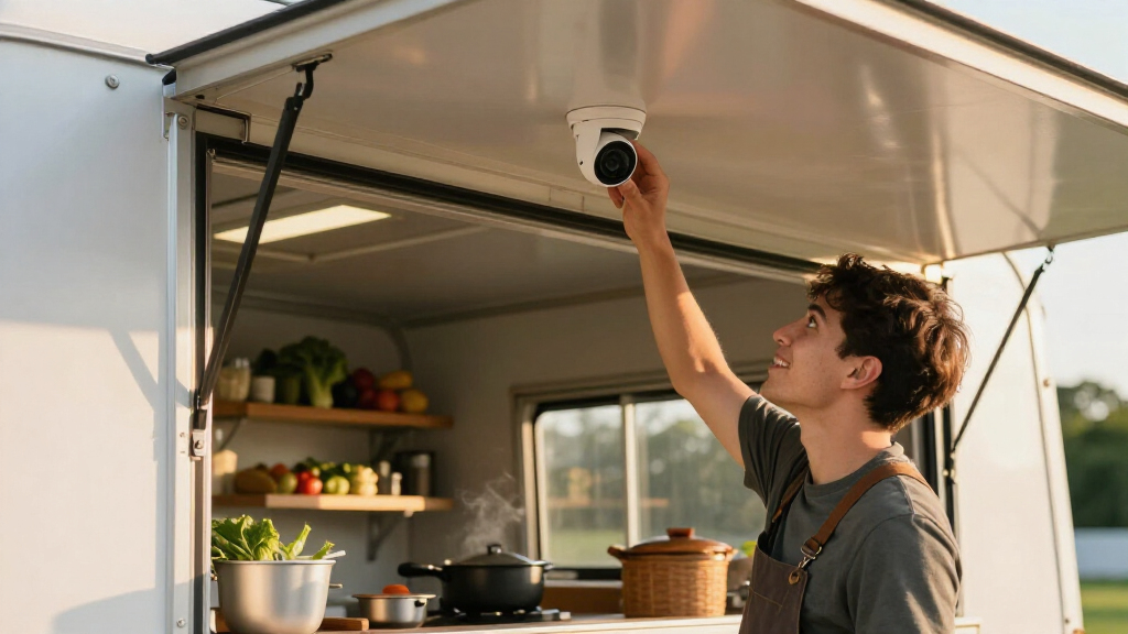 best anti theft camera system for food trailer