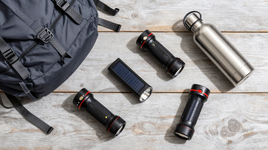 solar-powered flashlights