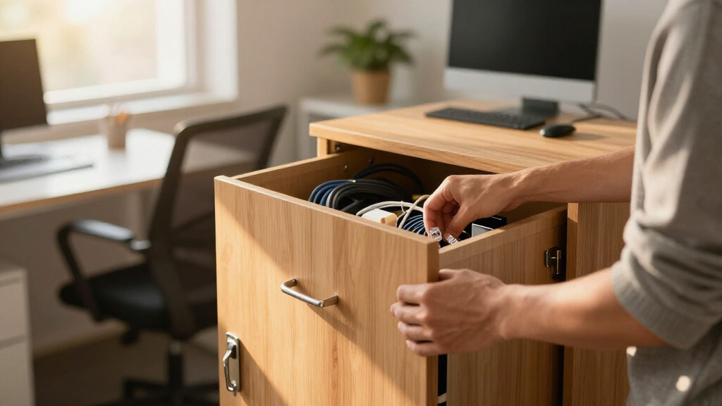 best locking storage cabinet for IT peripherals