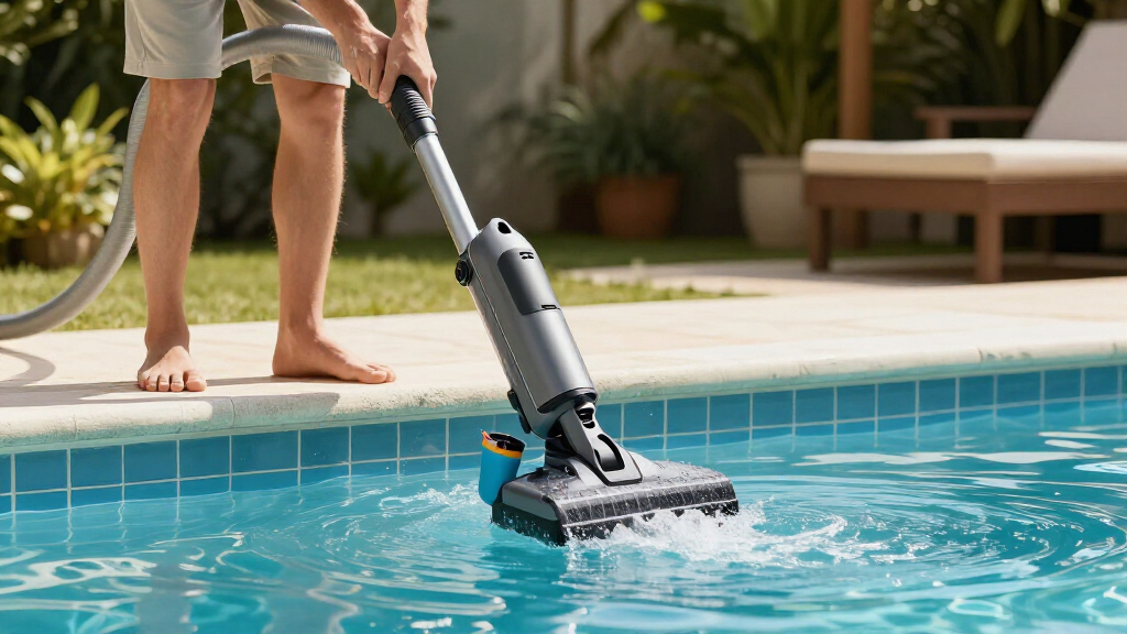 pool vacuum for flocculant