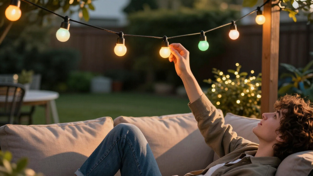 smart LED string lights