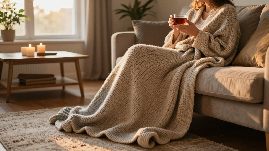 cozy throw blankets for living rooms
