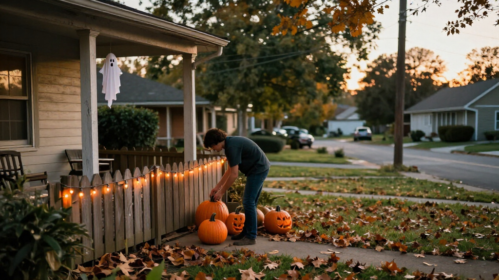 Halloween outdoor yard decorations