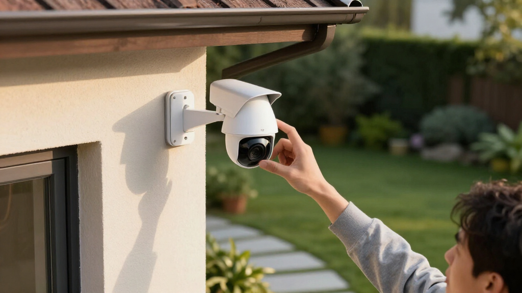 security camera system with spotlight cameras