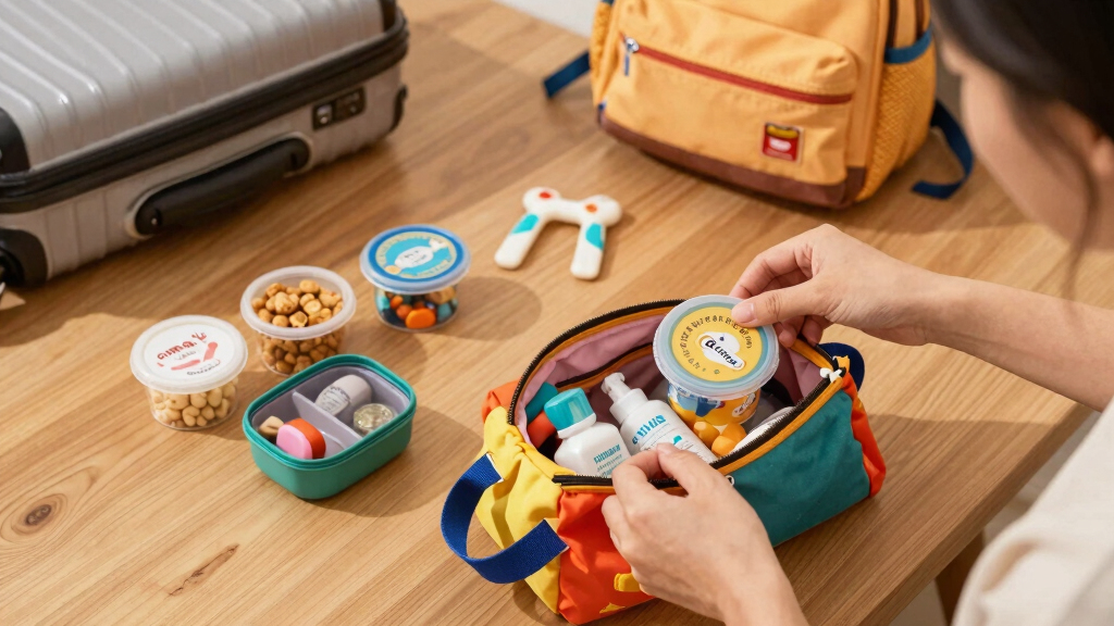 family travel essential kits