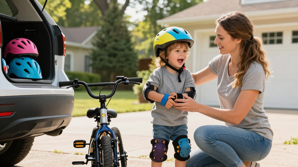 best kids bicycle helmets and pads
