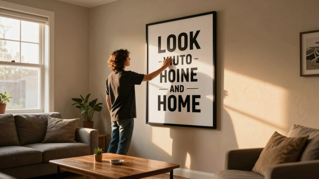 motivational quote wall art