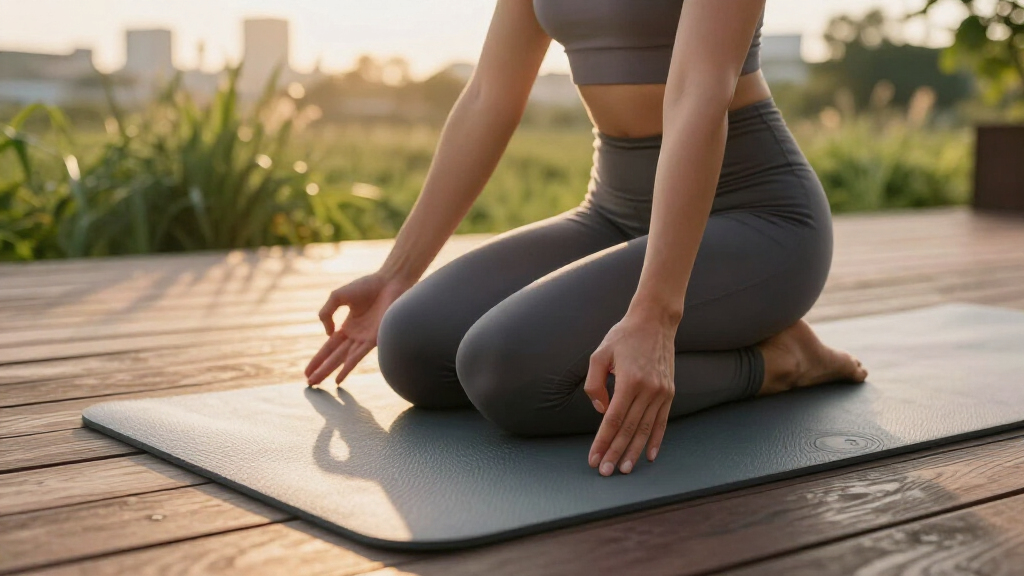 premium yoga mats for joint support