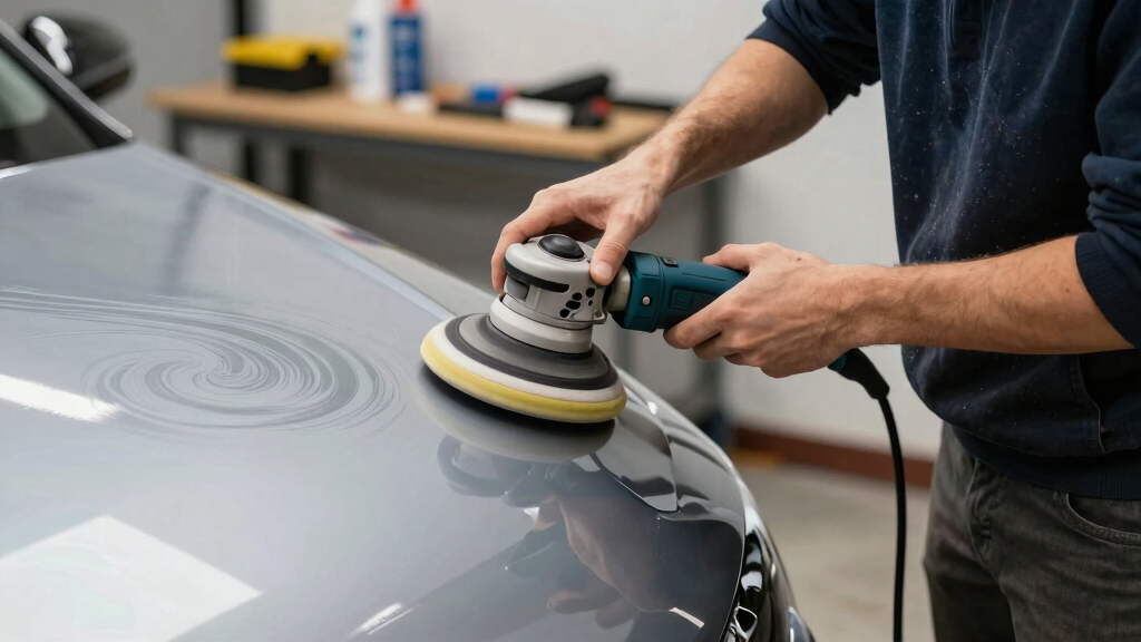 rotary polisher for paint correction