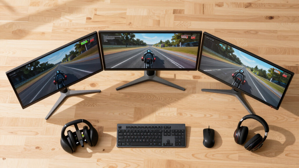 best triple monitor stands for sim racing