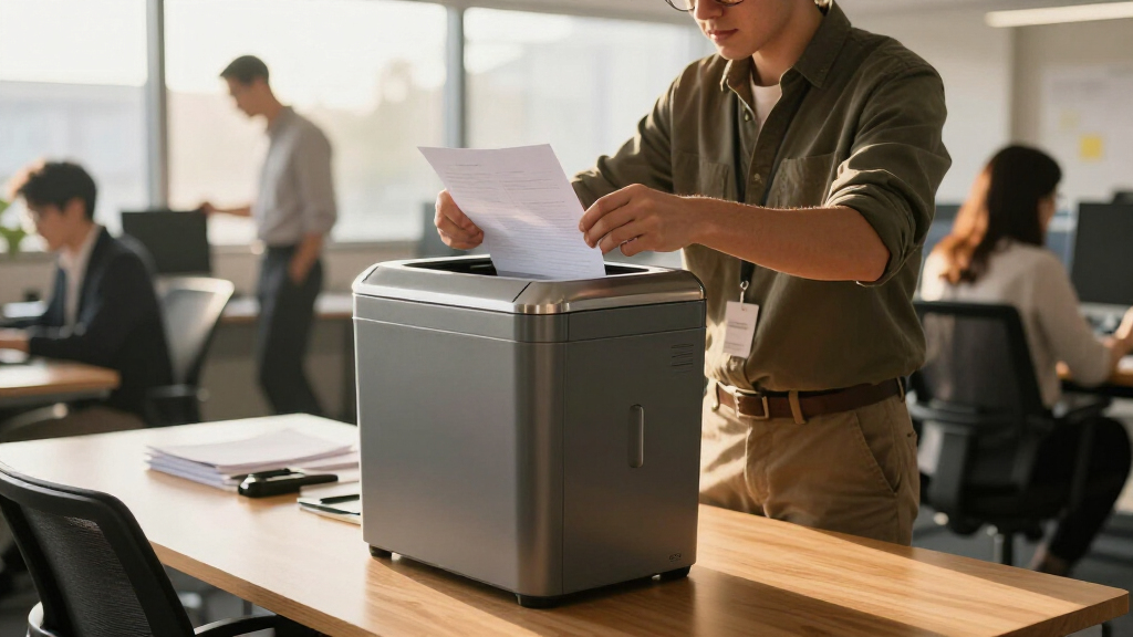 Centralized office shredder for multi team use