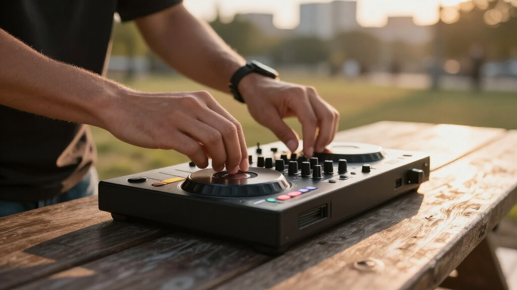 compact portable DJ controllers