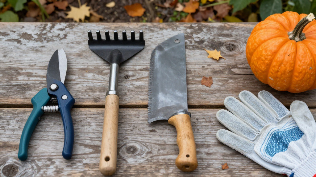 garden fall cleanup tools