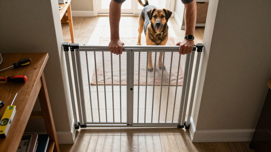 retractable gate for large dogs
