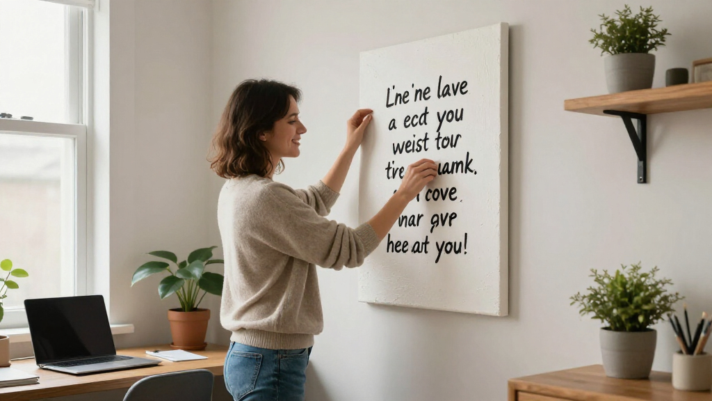 motivational quote wall art