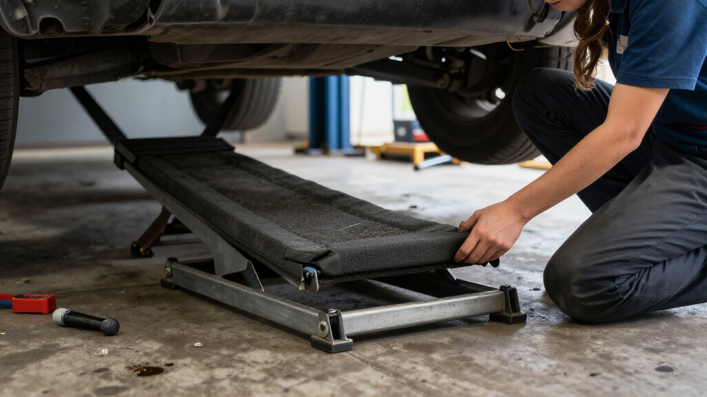 automotive garage creeper seats