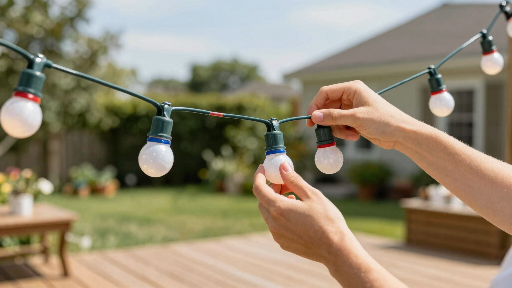 patriotic outdoor string lights
