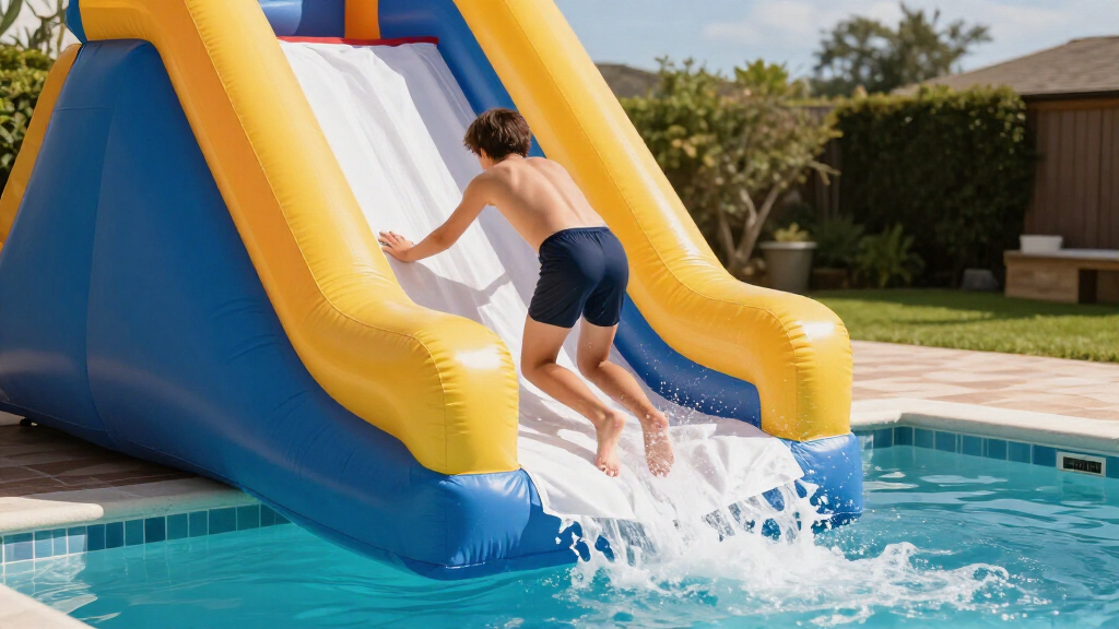 inflatable water slide