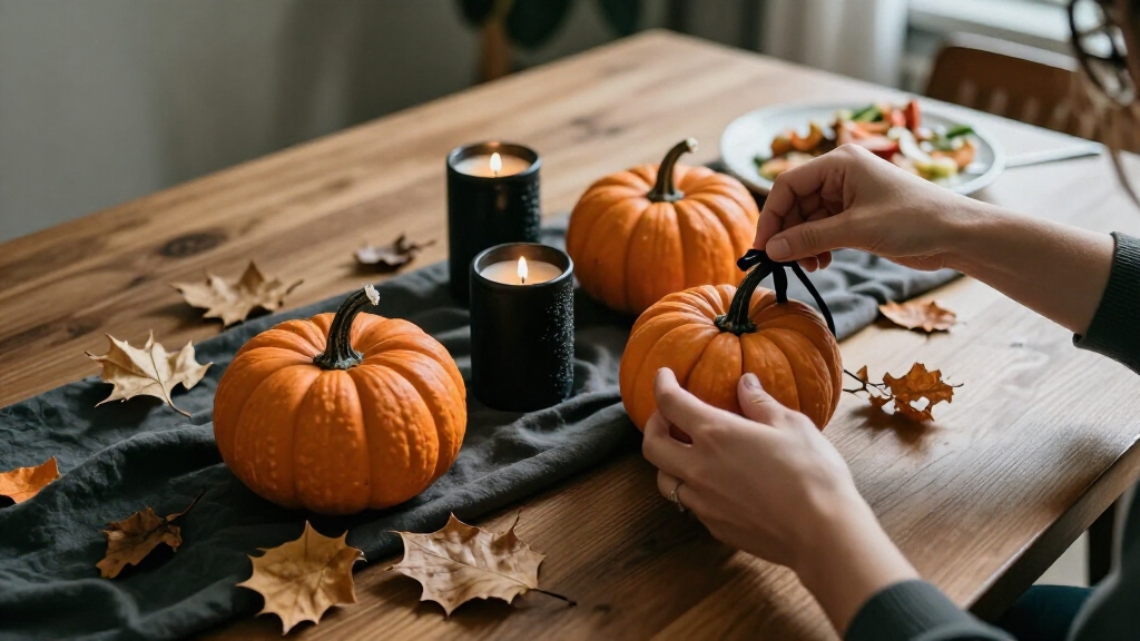 Halloween tabletop decorations